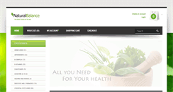 Desktop Screenshot of naturalbalance.co.uk